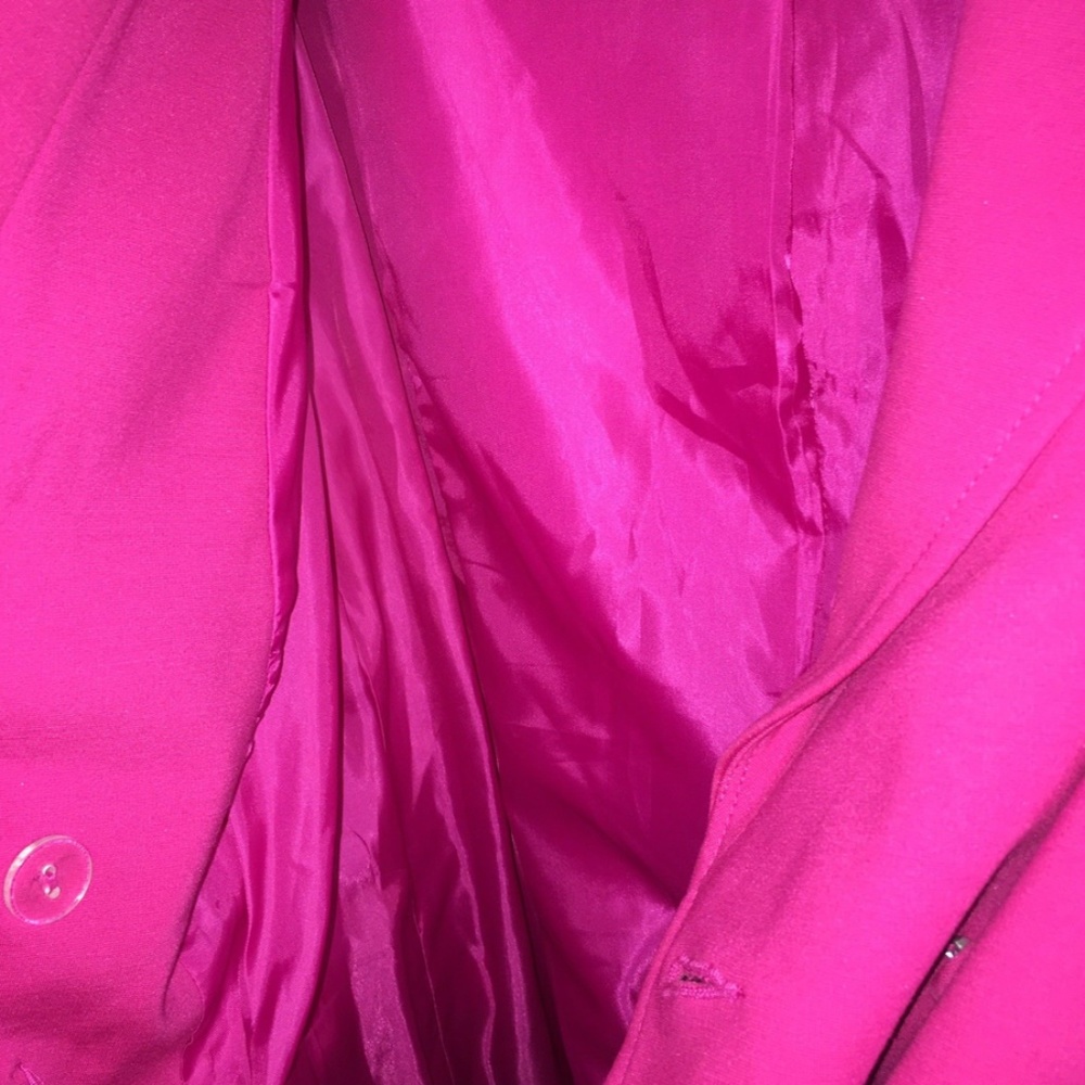 3 for $25 INC Button Front Pink Jacket Size M - Picture 7 of 8